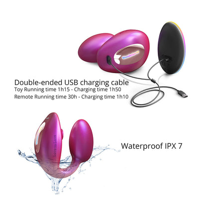 LOVELY PLANET - LOVE TO LOVE WONDERLOVER WITH REMOTE IRIDESCENT BERRY