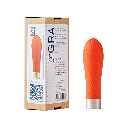 LOVE NOT WAR - GRA HEAD ORANGE