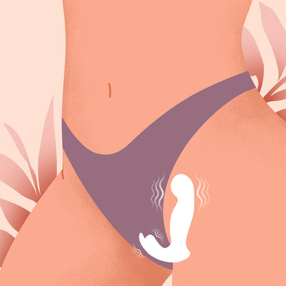 HONEY PLAY BOX CRAVE 3 G-SPOT VIBRATOR WITH ROTATING MASSAGE HEAD AND CLIT TICKLER ORANGE