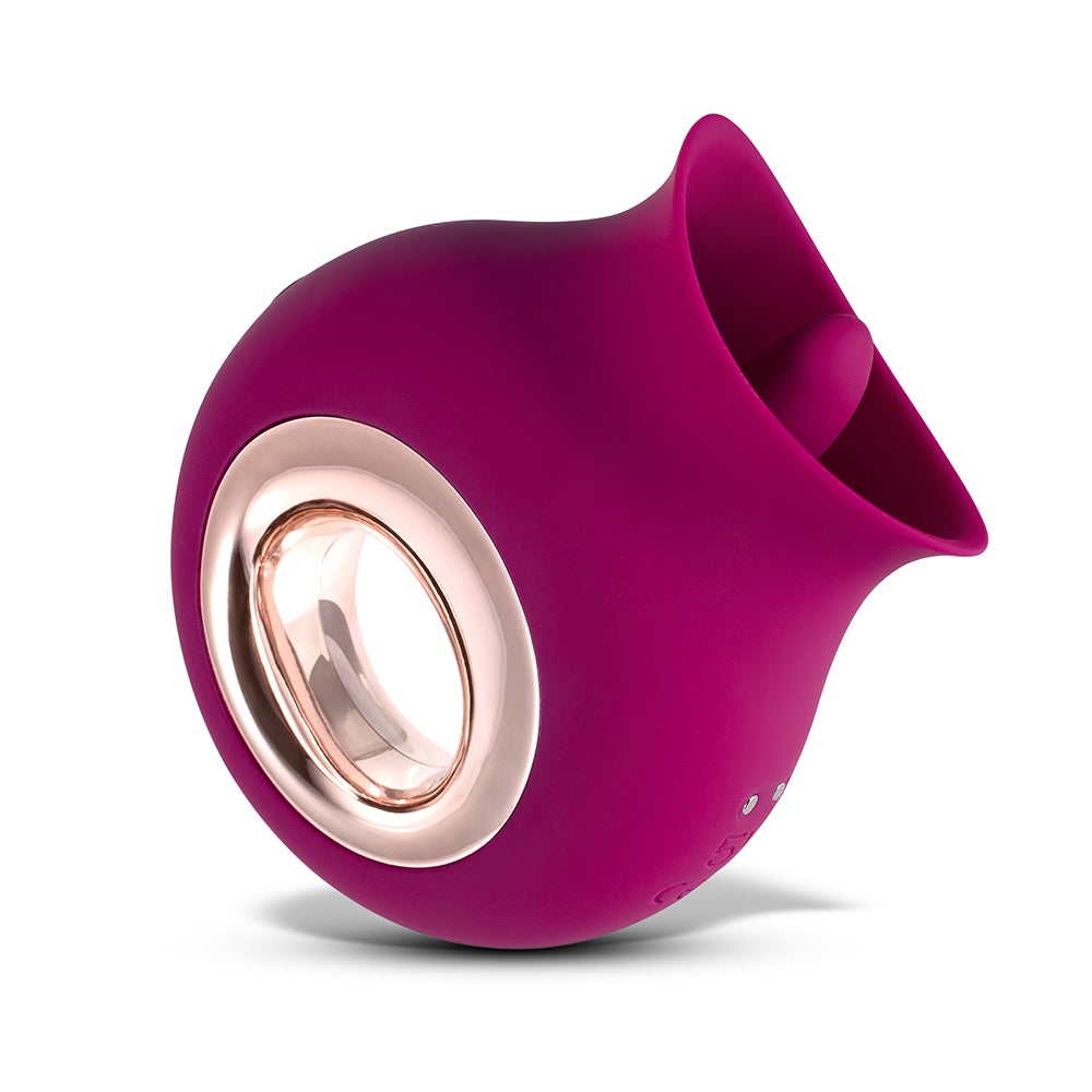 HONEY PLAY BOX - ALVINA LUXURY TONGUE LICKING CLITORAL VIBRATOR MAGENTA