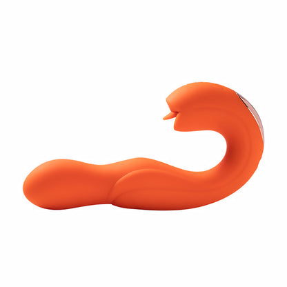 HONEY PLAY BOX - JOI ROTATING HEAD G-SPOT VIBRATOR AND CLIT LICKER ORANGE