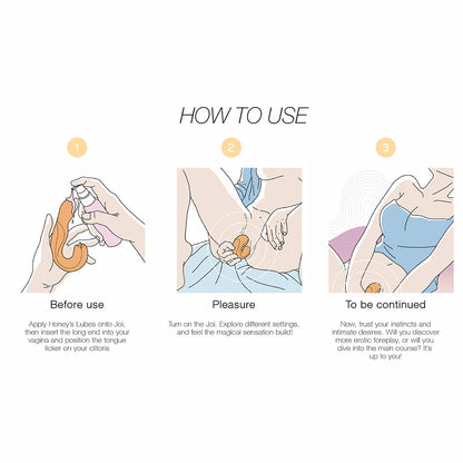 HONEY PLAY BOX - JOI ROTATING HEAD G-SPOT VIBRATOR AND CLIT LICKER ORANGE