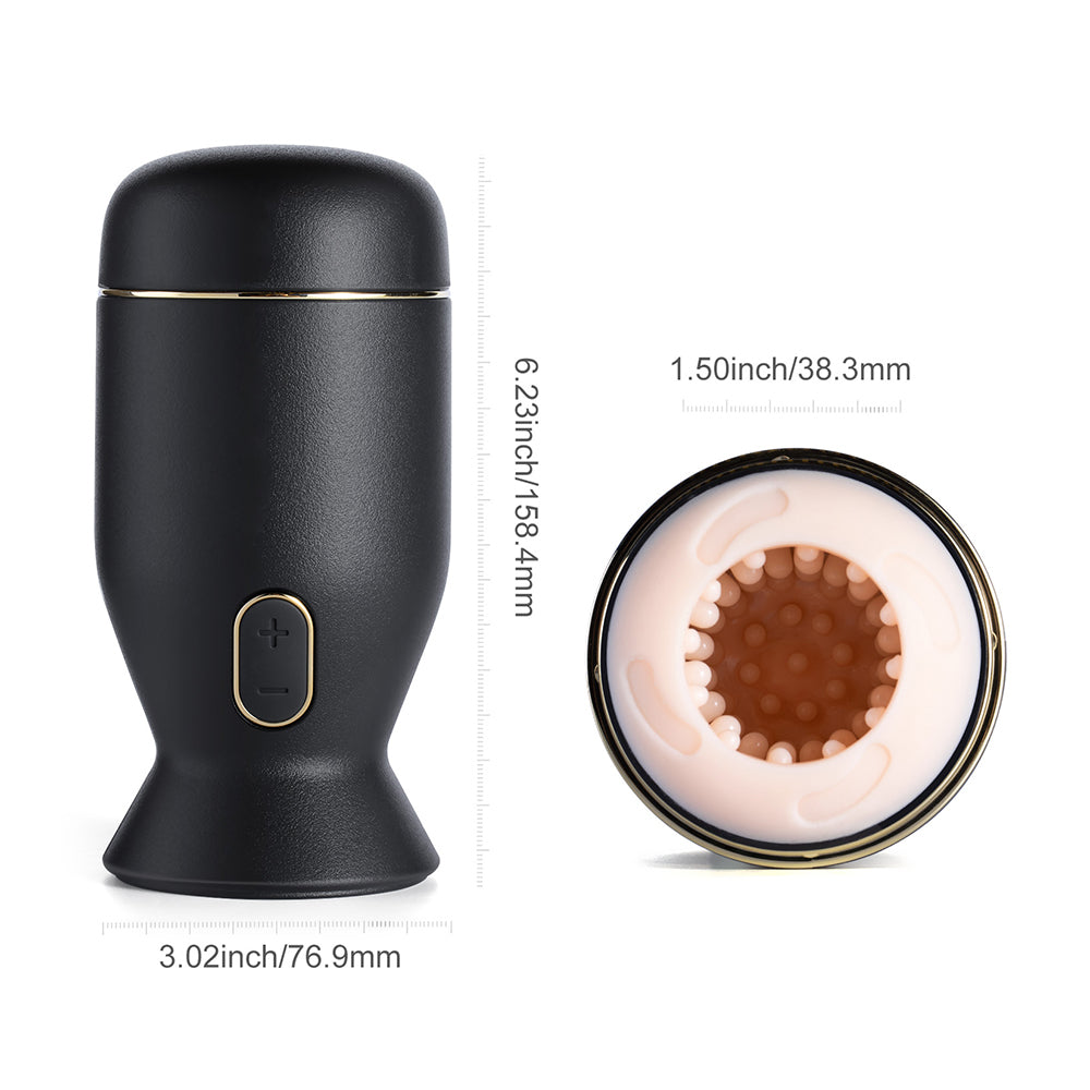 HONEY PLAY BOX PRITI AUTOMATIC ROTATING PENIS STIMULATOR BLACK