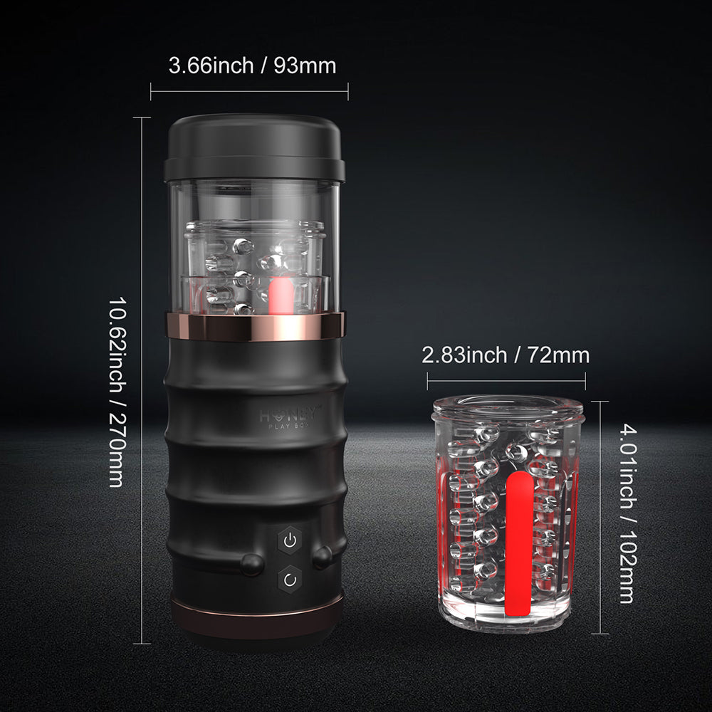 HONEY PLAY BOX WARRIOR AUTO THRUSTING MASTURBATOR BLACK