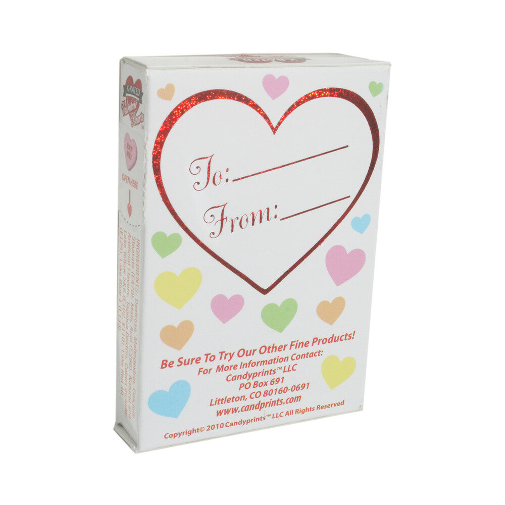LITTLE GENIE - X-RATED VALENTINE HEARTS CANDY BOXES 6-PIECE DISPLAY