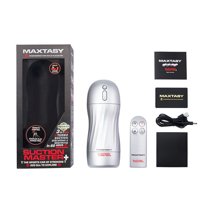 MAXTASY SUCTION MASTER REALISTIC WITH REMOTE NUDE PLUS