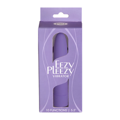 BMS - SIMPLE & TRUE EEZY PLEEZY CLASSIC VIBRATOR 5.5 IN. PURPLE