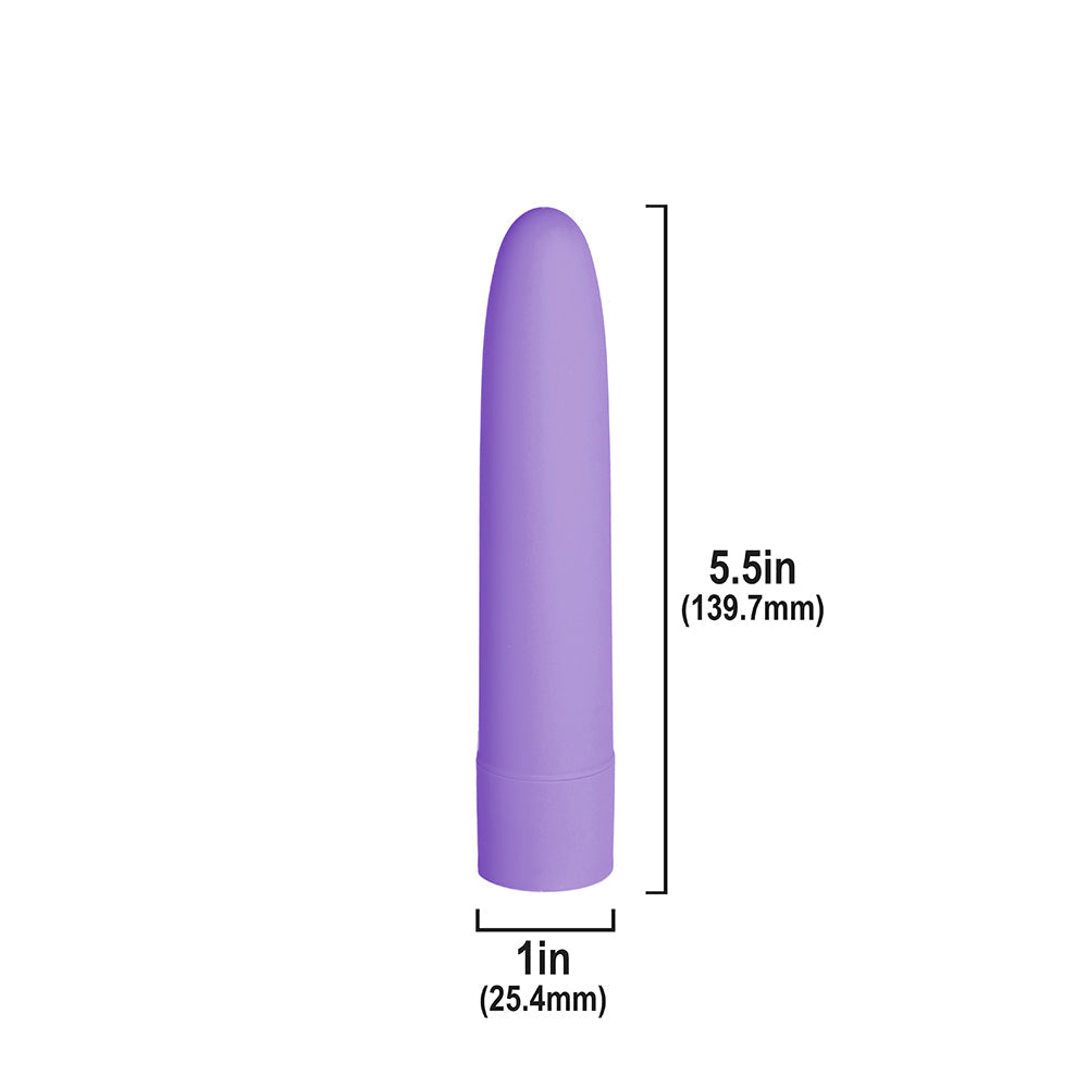 SIMPLE & TRUE EEZY PLEEZY CLASSIC VIBRATOR 5.5 IN. PURPLE