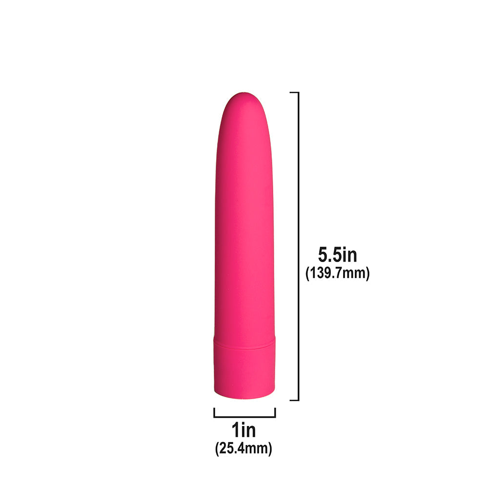 SIMPLE & TRUE EEZY PLEEZY CLASSIC VIBRATOR 5.5 IN. PINK