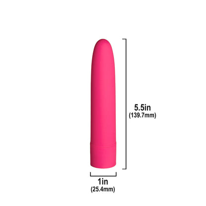 SIMPLE & TRUE EEZY PLEEZY CLASSIC VIBRATOR 5.5 IN. PINK