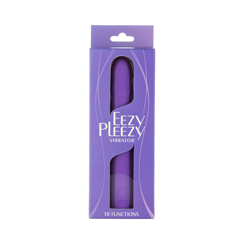 SIMPLE & TRUE EEZY PLEEZY CLASSIC VIBRATOR 7 IN. PURPLE
