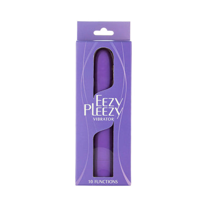 BMS - SIMPLE & TRUE EEZY PLEEZY CLASSIC VIBRATOR 7 IN. PURPLE