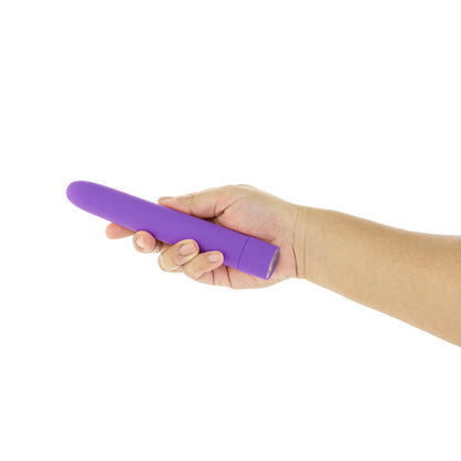 SIMPLE & TRUE EEZY PLEEZY CLASSIC VIBRATOR 7 IN. PURPLE
