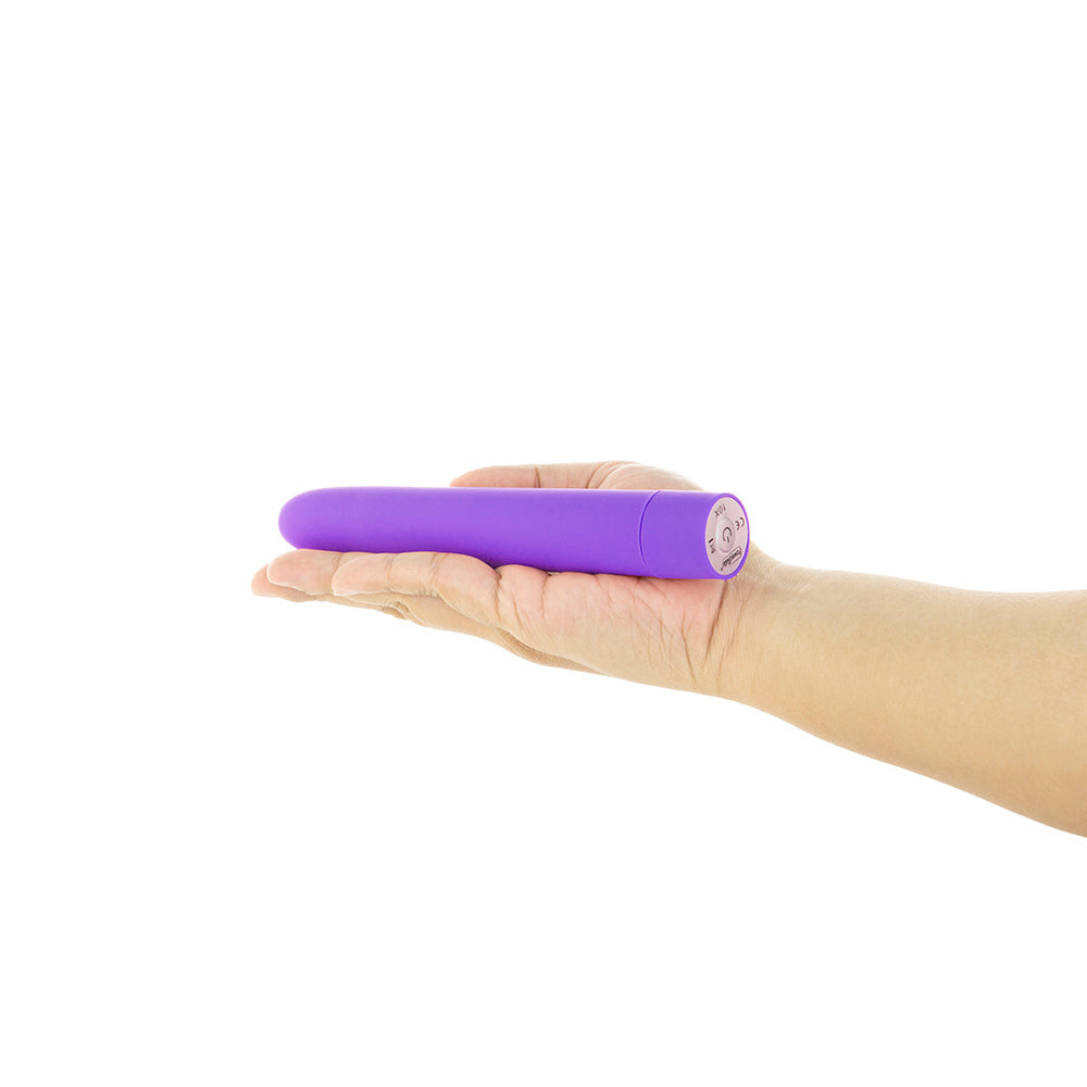 SIMPLE & TRUE EEZY PLEEZY CLASSIC VIBRATOR 7 IN. PURPLE