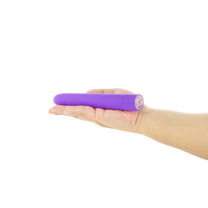 SIMPLE & TRUE EEZY PLEEZY CLASSIC VIBRATOR 7 IN. PURPLE