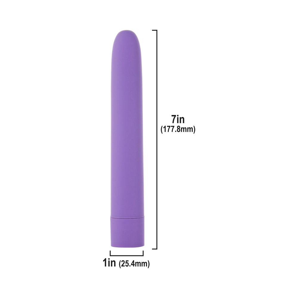SIMPLE & TRUE EEZY PLEEZY CLASSIC VIBRATOR 7 IN. PURPLE