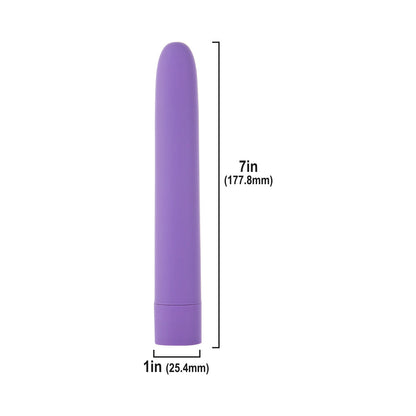 SIMPLE & TRUE EEZY PLEEZY CLASSIC VIBRATOR 7 IN. PURPLE