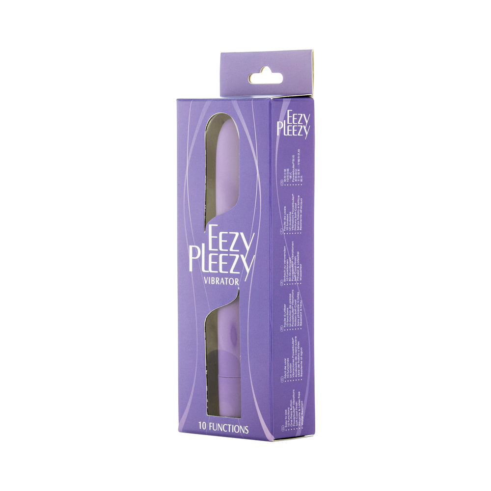 SIMPLE & TRUE EEZY PLEEZY CLASSIC VIBRATOR 7 IN. PURPLE