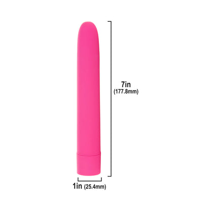 SIMPLE & TRUE EEZY PLEEZY CLASSIC VIBRATOR 7 IN. PINK