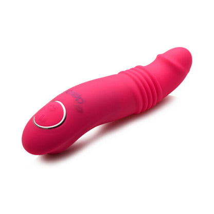 CURVE NOVELTIES - GOSSIP BLASTERS 7X THRUSTING SILICONE VIBRATOR MAGENTA