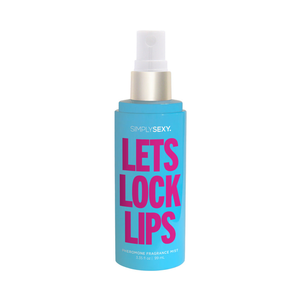 SIMPLY SEXY LET''S LOCK LIPS PHEROMONE FRAGRANCE MIST 3.35 OZ.