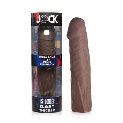 CURVE NOVELTIES - JOCK EXTRA LONG PENIS EXTENSION SLEEVE 1.5 IN. DARK
