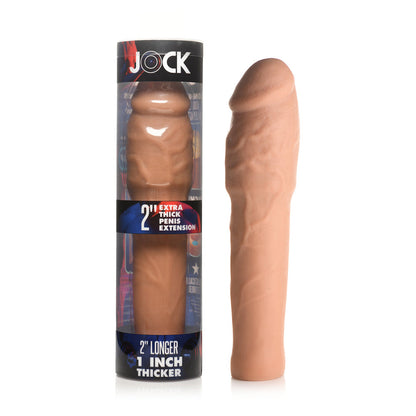 CURVE NOVELTIES - JOCK EXTRA THICK PENIS EXTENSION SLEEVE 2 IN. MEDIUM