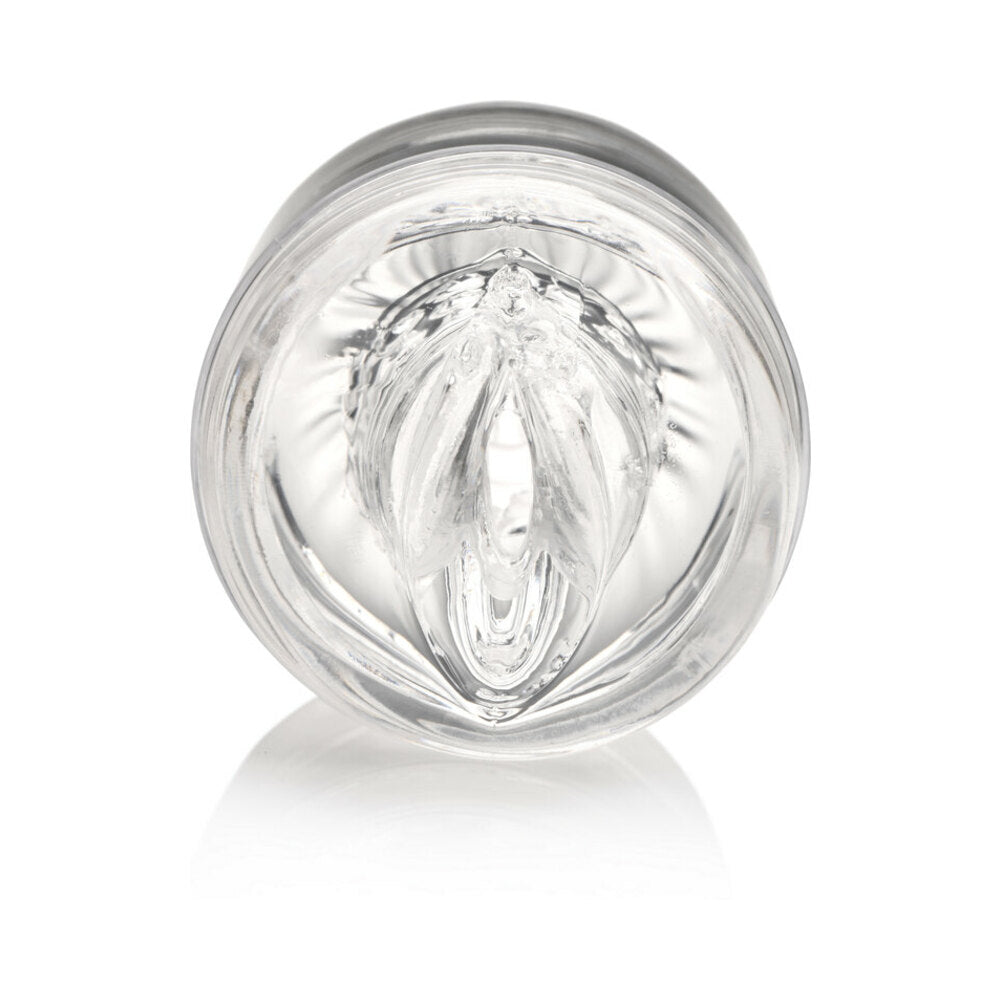 MISTRESS DOUBLE SHOT PUSSY AND ASS MINI MASTURBATOR CLEAR