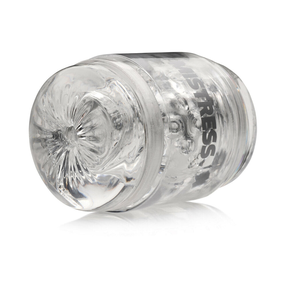 MISTRESS DOUBLE SHOT PUSSY AND ASS MINI MASTURBATOR CLEAR