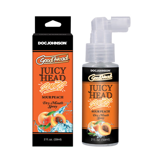 DOC JOHNSON - GOODHEAD JUICY HEAD DRY MOUTH SPRAY SOUR PEACH 2 OZ.