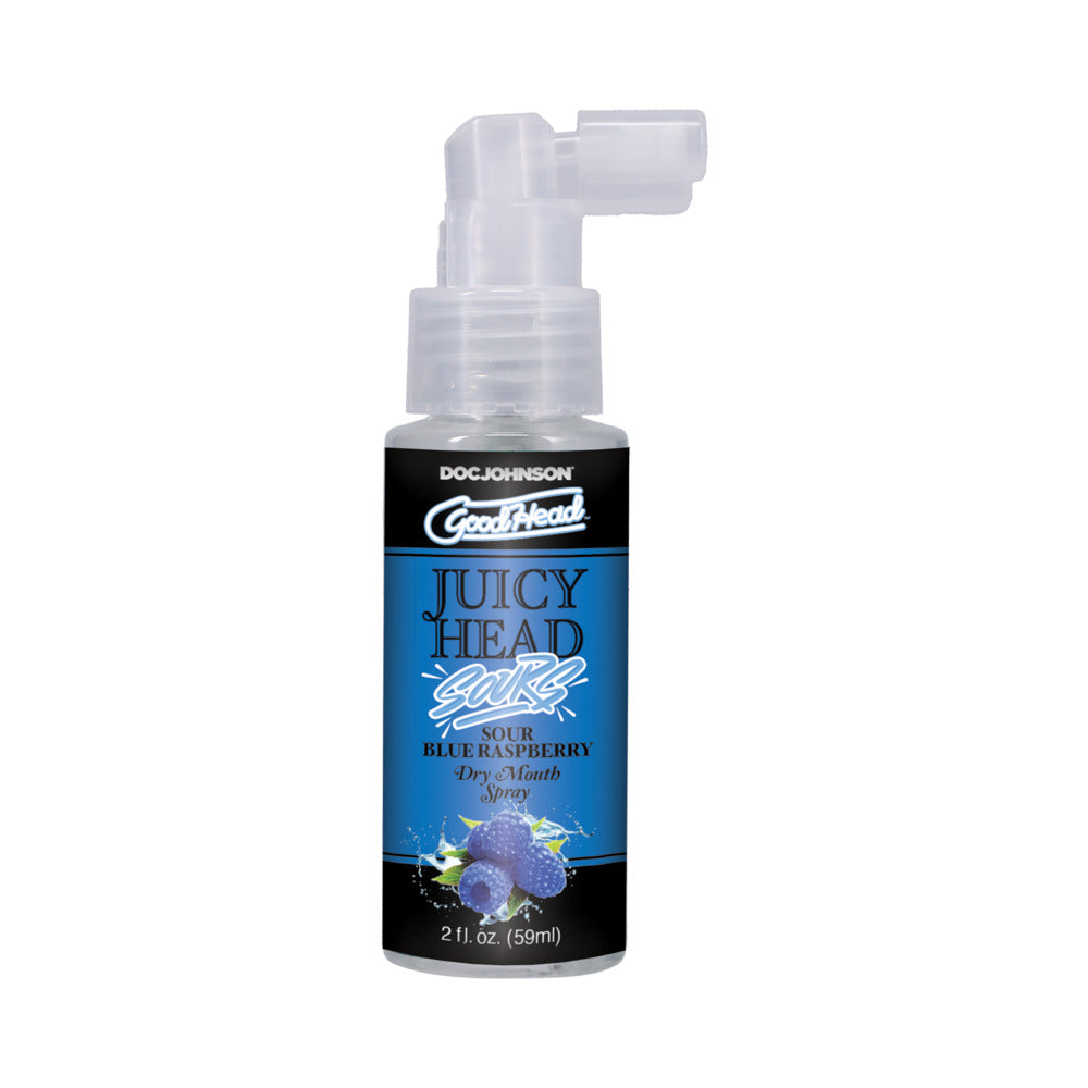 GOODHEAD JUICY HEAD DRY MOUTH SPRAY SOUR BLUE RASPBERRY 2 OZ.