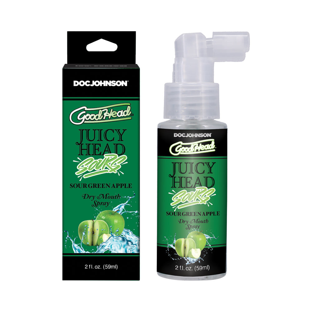 DOC JOHNSON - GOODHEAD JUICY HEAD DRY MOUTH SPRAY SOUR GREEN APPLE 2 OZ.