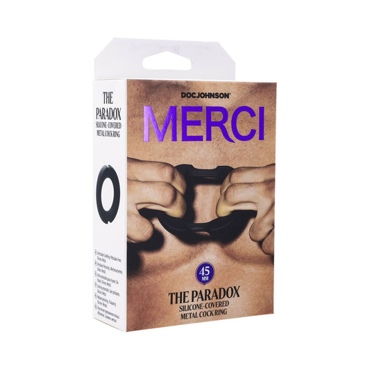 MERCI THE PARADOX SILICONE-COVERED METAL C-RING 45MM