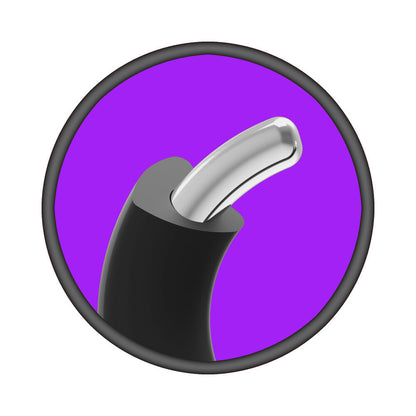 MERCI THE PARADOX SILICONE-COVERED METAL C-RING 45MM