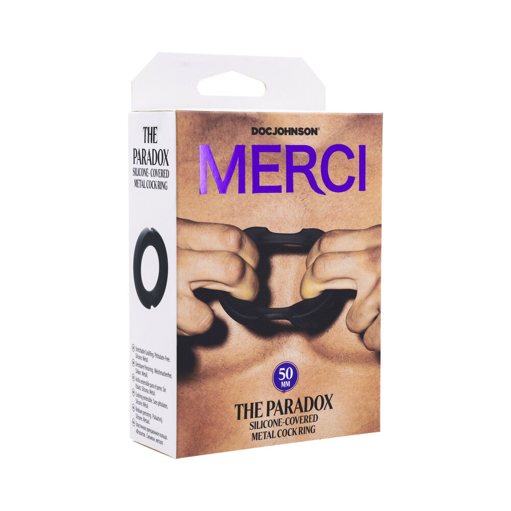 MERCI THE PARADOX SILICONE-COVERED METAL C-RING 50MM