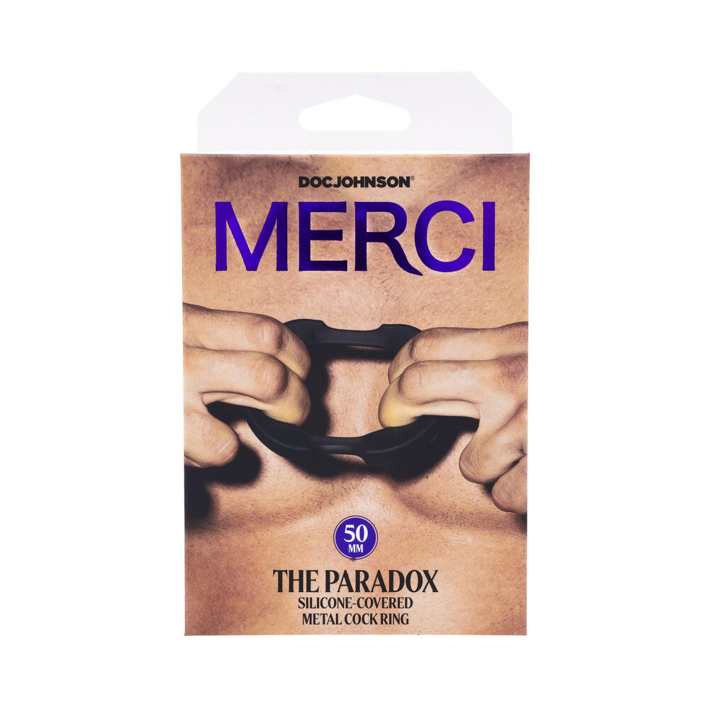 MERCI THE PARADOX SILICONE-COVERED METAL C-RING 50MM