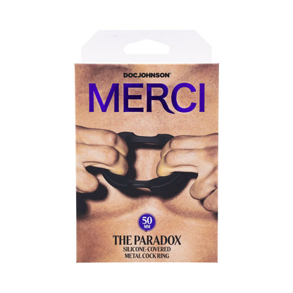MERCI THE PARADOX SILICONE-COVERED METAL C-RING 50MM
