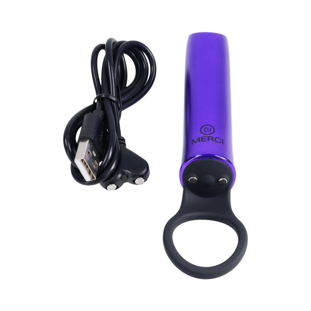 MERCI POWER PLAY WITH SILICONE GRIP RING VIOLET