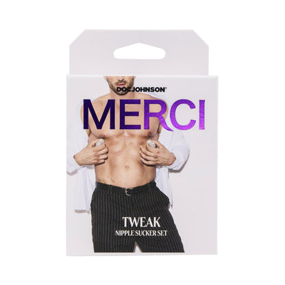 MERCI TWEAK NIPPLE SUCKER SET CLEAR