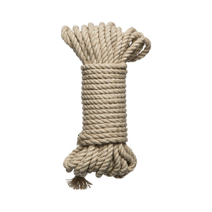 DOC JOHNSON - MERCI BIND & TIE 6MM HEMP BONDAGE ROPE 30 '' NATURAL