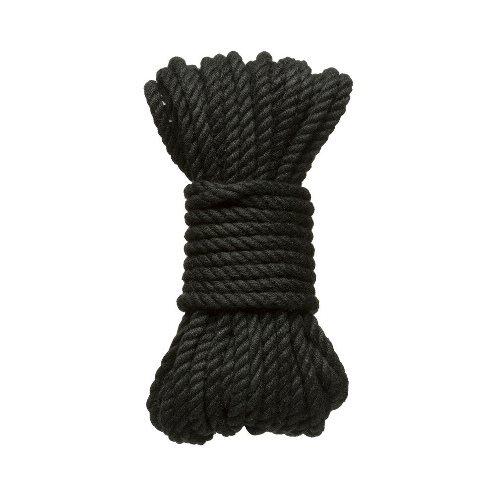 MERCI BIND & TIE 6MM HEMP BONDAGE ROPE 30 FT. BLACK