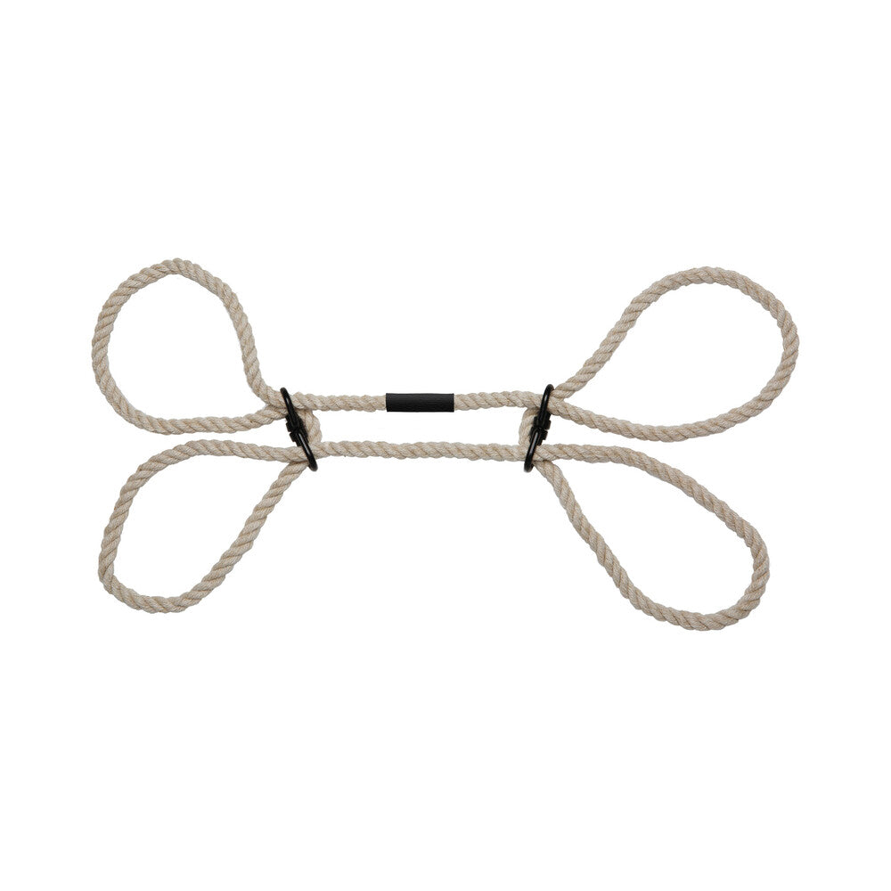 MERCI RESTRAIN 6MM HEMP WRIST OR ANKLE CUFFS NATURAL