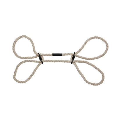 MERCI RESTRAIN 6MM HEMP WRIST OR ANKLE CUFFS NATURAL