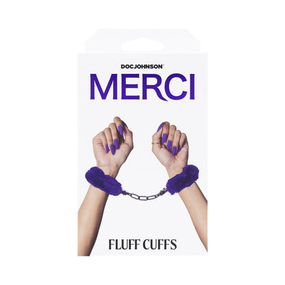 MERCI FLUFF CUFFS VIOLET