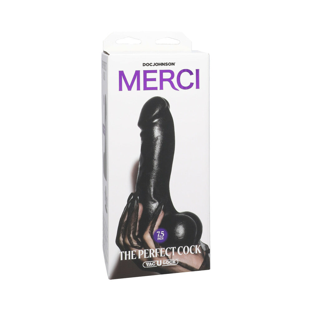 MERCI THE PERFECT COCK 7.5 IN. DILDO WITH REMOVABLE VAC-U-LOCK SUCTION CUP