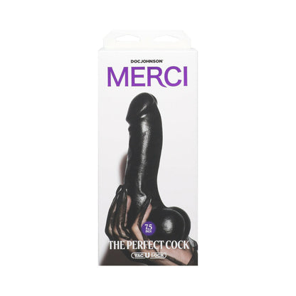 DOC JOHNSON - MERCI THE PERFECT COCK 7.5 IN. DILDO WITH REMOVABLE VAC-U-LOCK SUCTION CUP