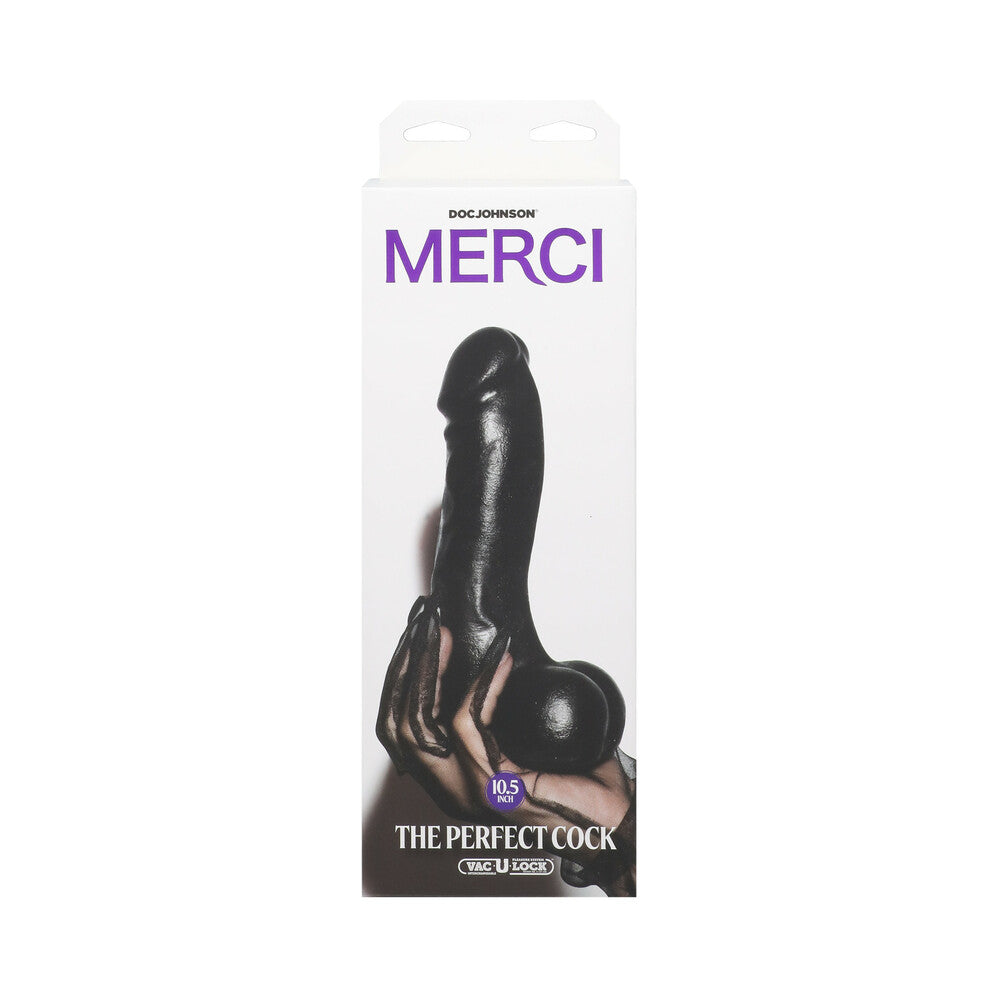 DOC JOHNSON - MERCI THE PERFECT COCK 10.5 IN. DILDO WITH REMOVABLE VAC-U-LOCK SUCTION CUP