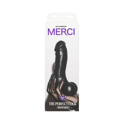 DOC JOHNSON - MERCI THE PERFECT COCK 10.5 IN. DILDO WITH REMOVABLE VAC-U-LOCK SUCTION CUP