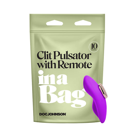DOC JOHNSON - IN A BAG PANTY VIBE WITH REMOTE PURPLE