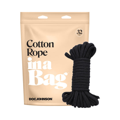 IN A BAG COTTON ROPE 32FT BLACK